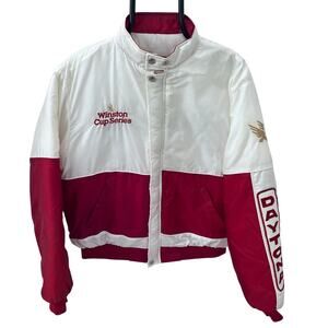 Vintage NASCAR Winston Cup Series Jacket Womens LG Daytona Swingster Puffer 90s